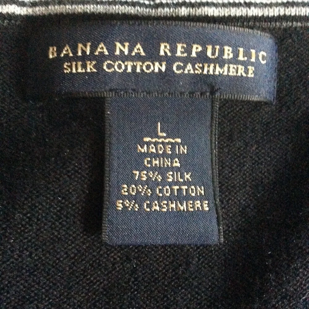 Banana Republic Silk Cotton Cashmere Sweater Sz L